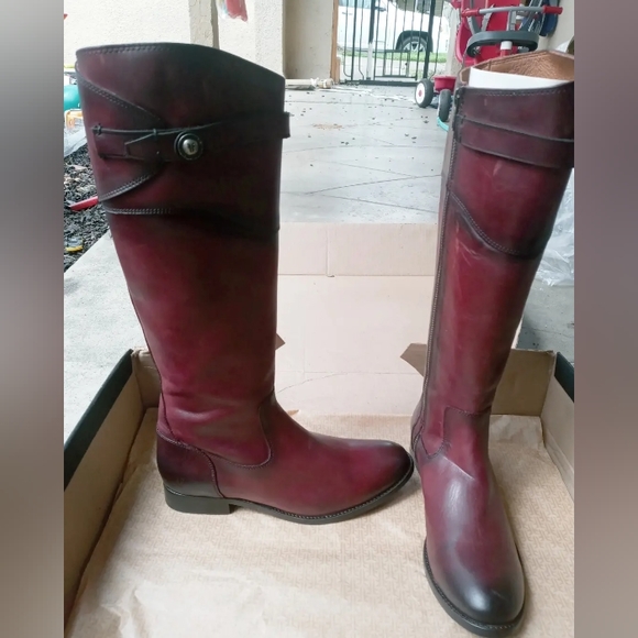 Frye Shoes - NEW IN BOX MOLLY button tall boot FRYE